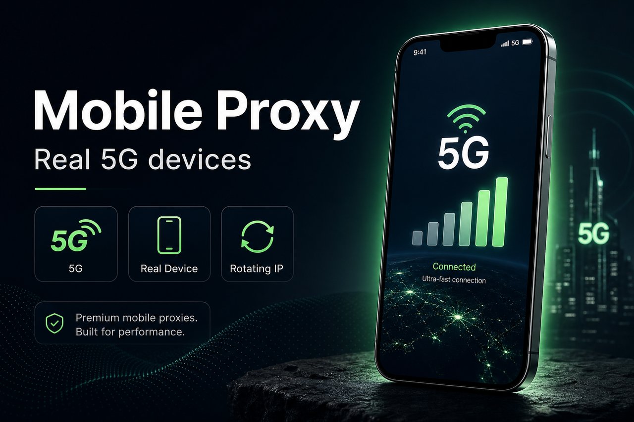 5G Proxy Реальное устройство